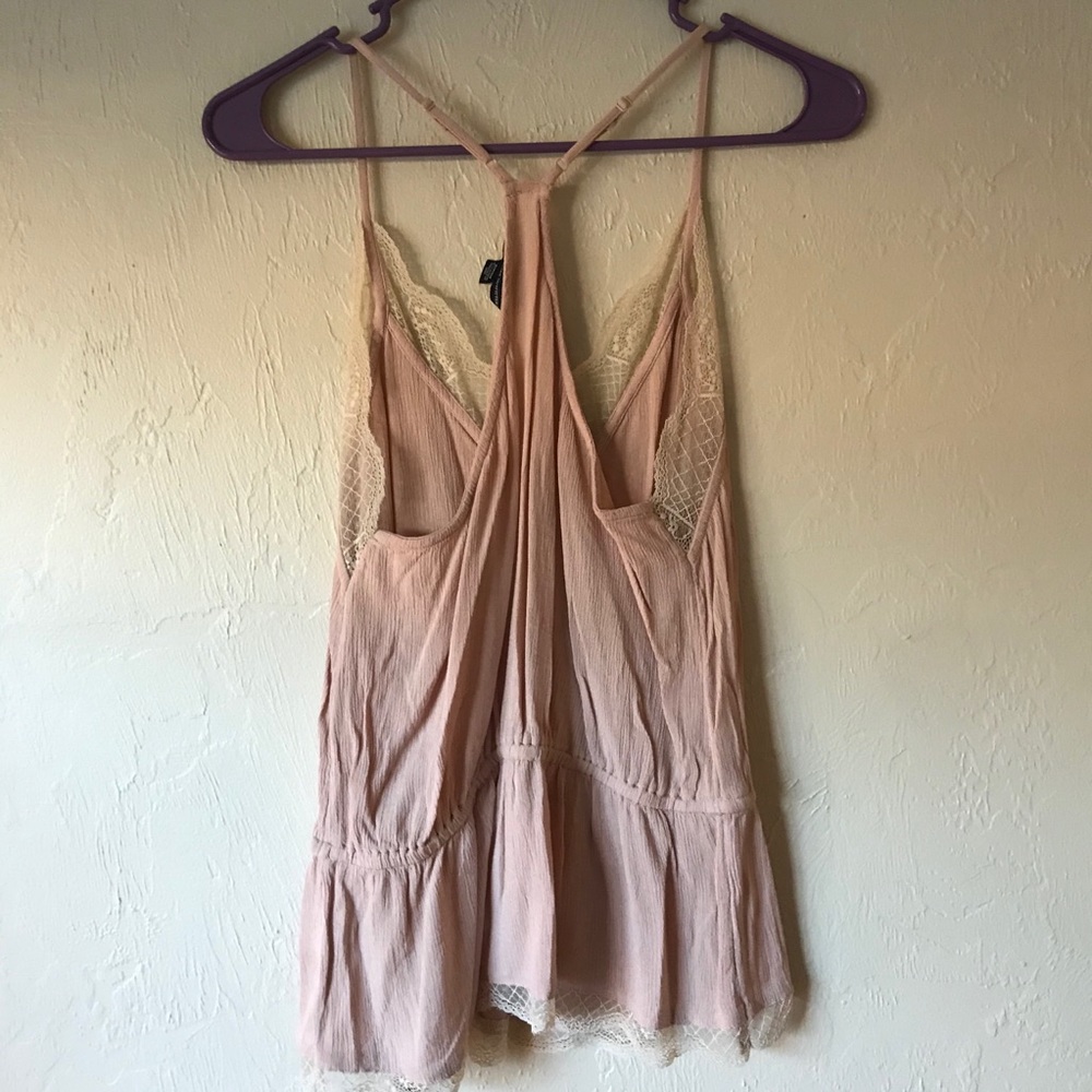 Womens American Eagle lace detail tank top - Picture 4 of 4